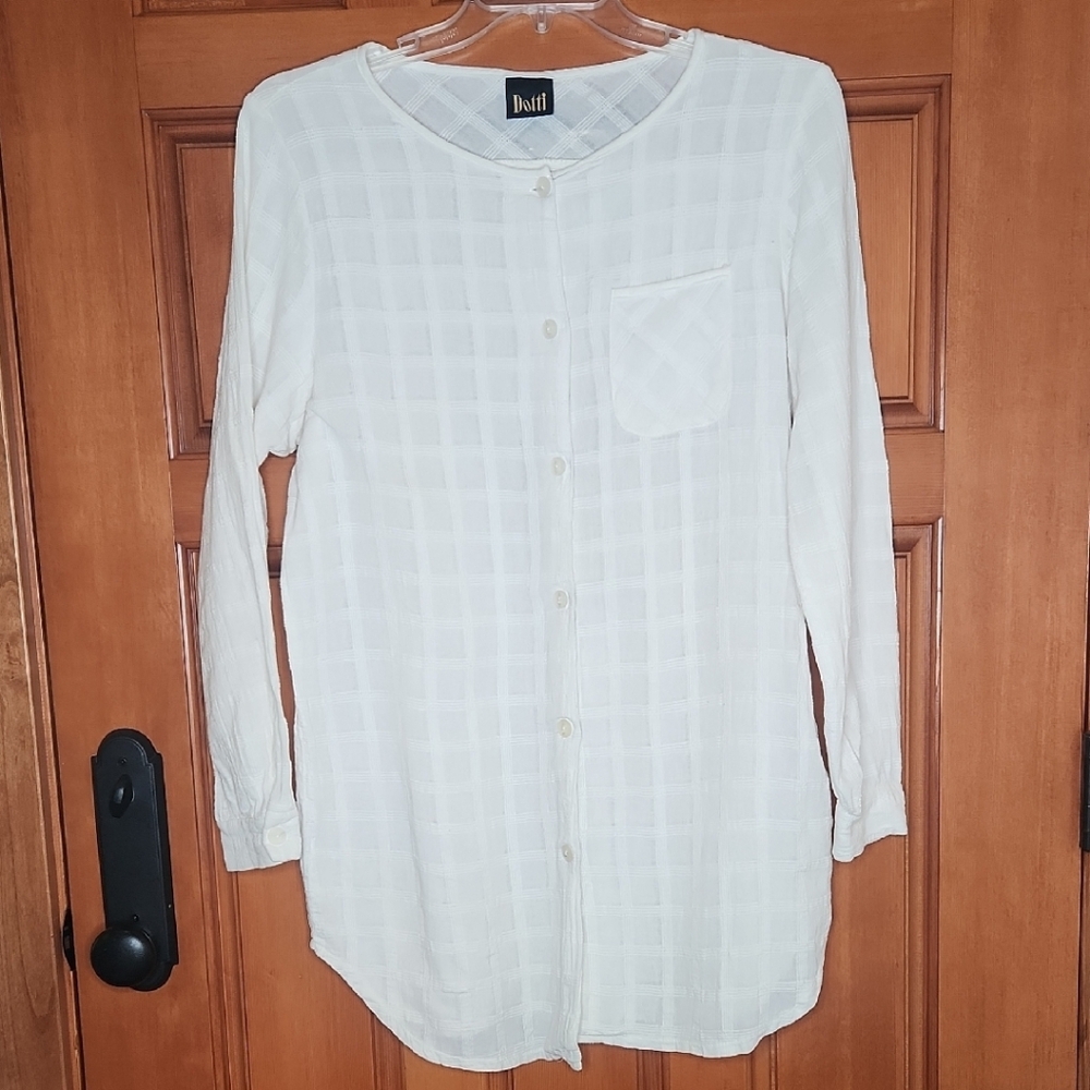 Dotti Elegant White Blouse